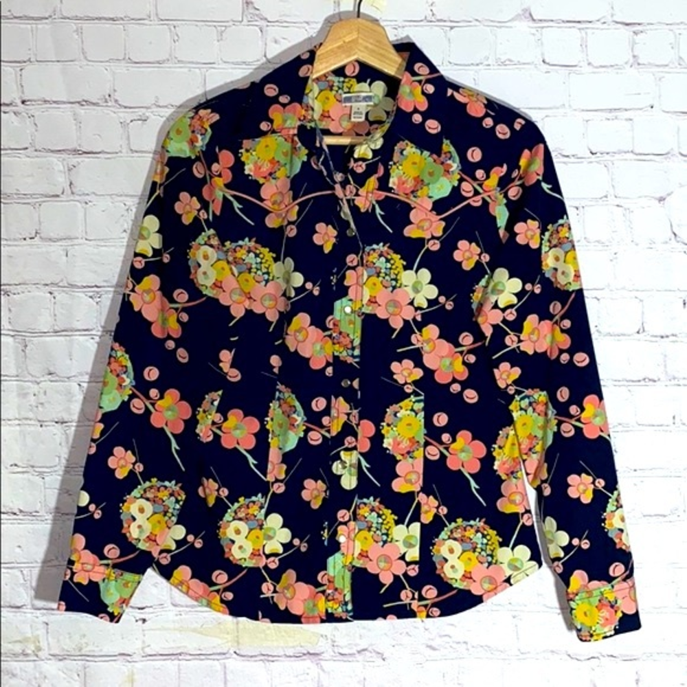 GAP 1969 Western Cut Snap‎ Front Shirt Top